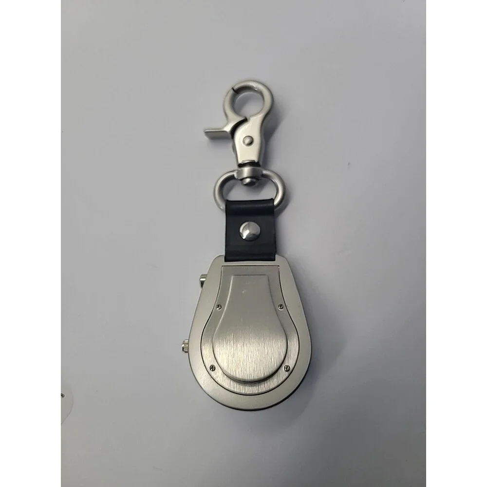 Golf Ball‎ Clip On Watch Quartz Fob Watch Green Dial Club Golfer Gift Japan Movt